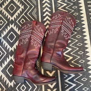 Tony Lama Vaquero Red cowgirl boots size 7